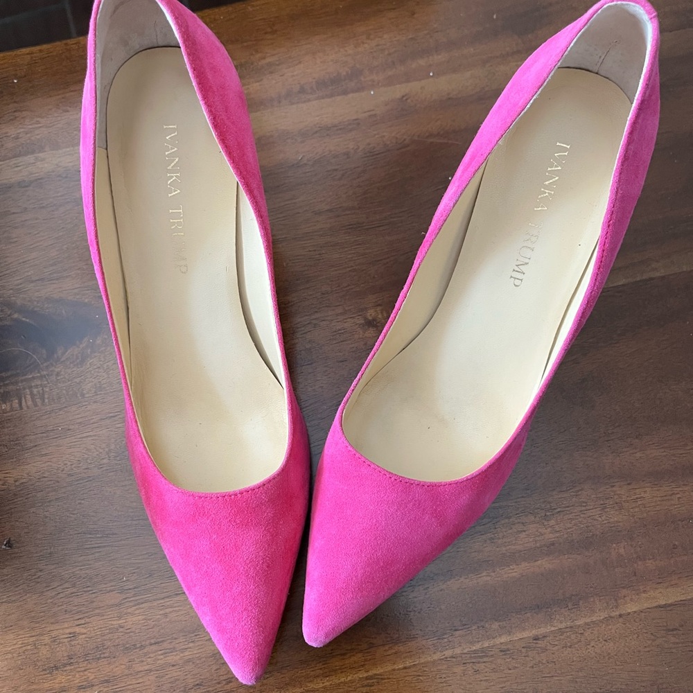 Ivanka Trump Hot Pink Shoes High Heel Pumps